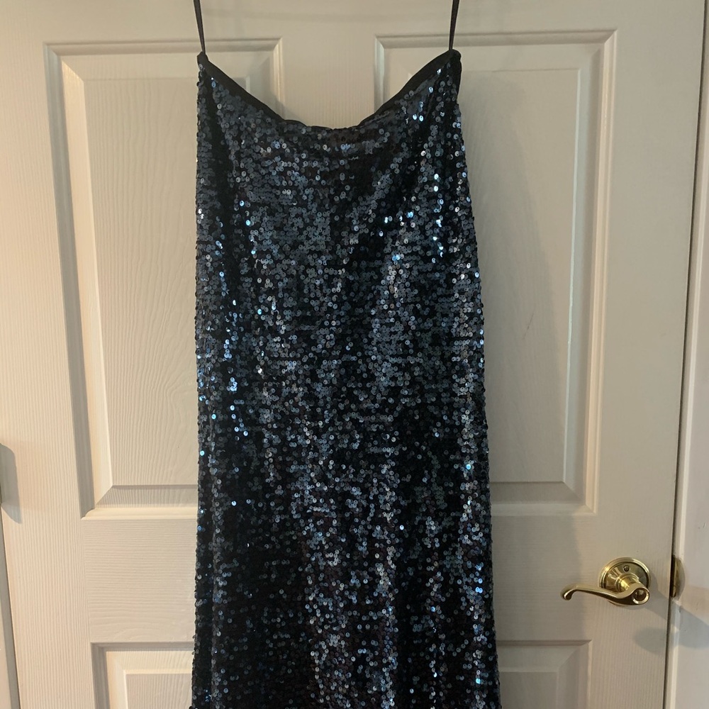 Sequence floor length skirt